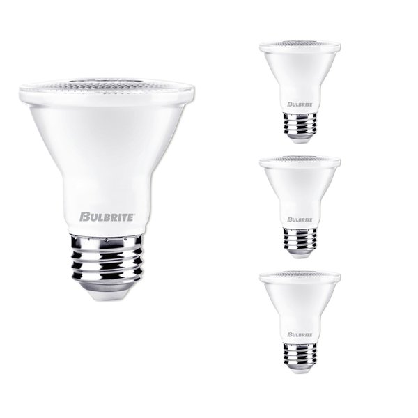 Bulbrite 50 - Watt Equivalent PAR20 Dimmable Medium Screw LED Light Bulb Cool White Light 4000K, 4PK 861715